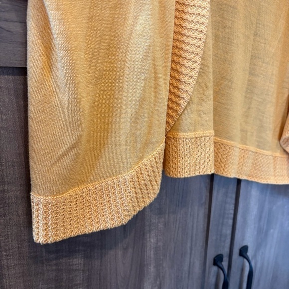 Chicos Size 3 (XL) Silk Sweater Cardigan Shrug Open Front - Picture 5 of 9
